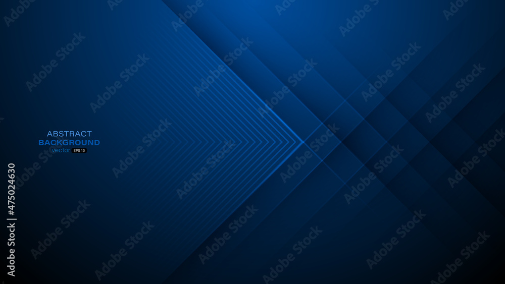 Abstract dark blue background with lines Stock Vector | Adobe Stock