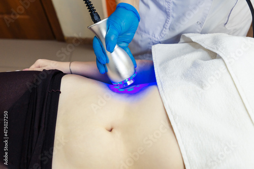 Modern hardware cosmetology. Cryo body and skin care. photo