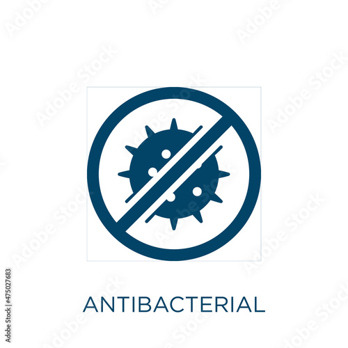 antibacterial vector icon. hygiene filled flat symbol for mobile concept and web design. Black care glyph icon. Isolated sign, logo illustration. Vector graphics.