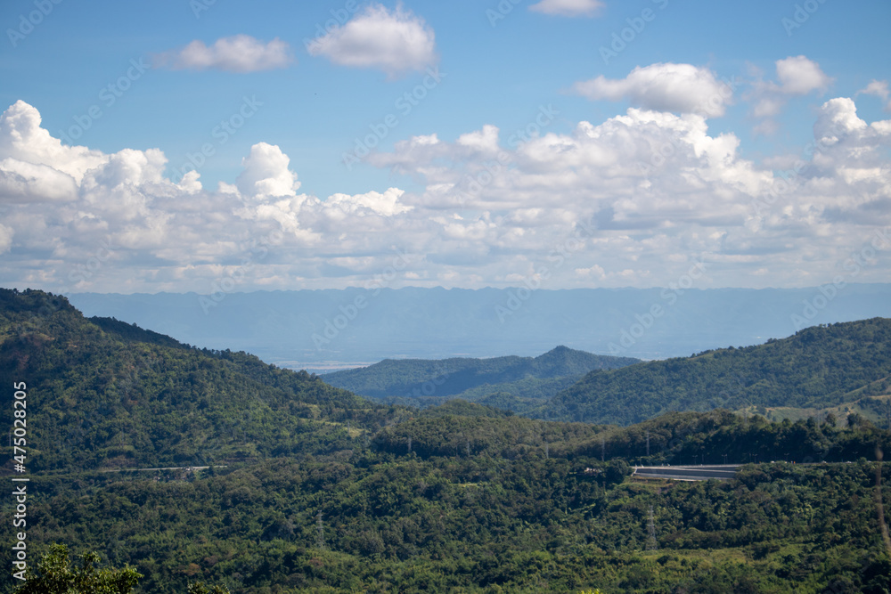 Fototapeta premium landscape with mountains