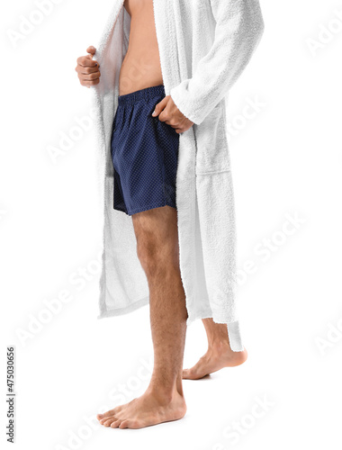 Handsome young man in under...