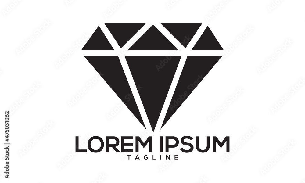Unique diamond logo Modern and minimalist vector and abstract logo Unique diamond logo Modern and minimalist vector and abstract logo