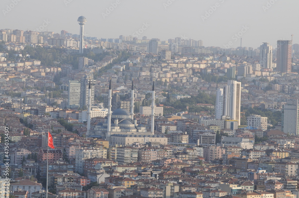 View of the city, Ankara, Turkey. 