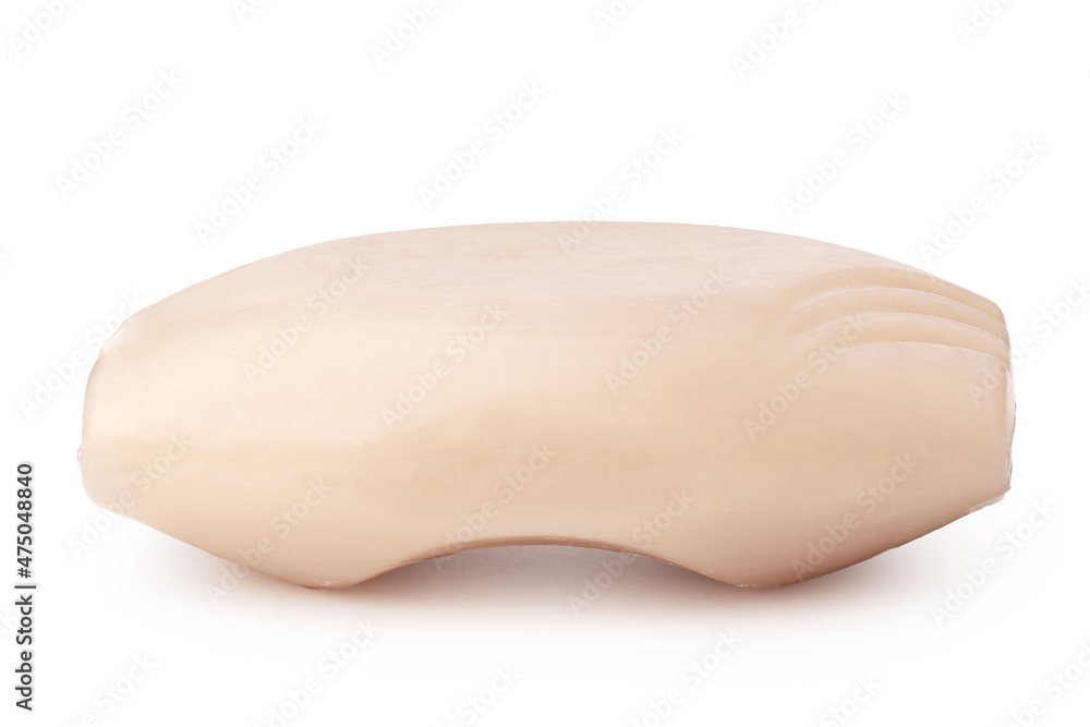 Single soap bar isolated on white background Single soap bar isolated on white background