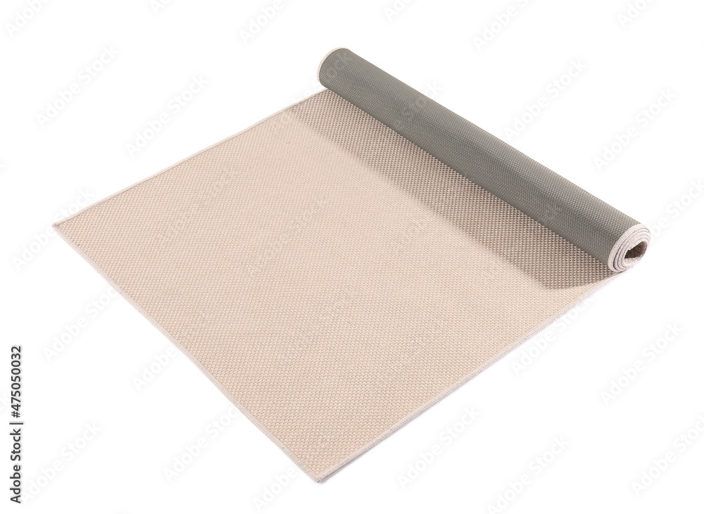 Modern carpet on white background Modern carpet on white background