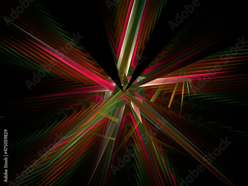 New Decorative abstract background for modern design. colored fractals and geometric shapes