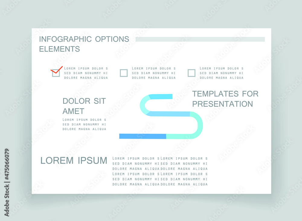 Elements for business data visualization, Modern infographic design, vector set templates Elements for business data visualization, Modern infographic design, vector set templates