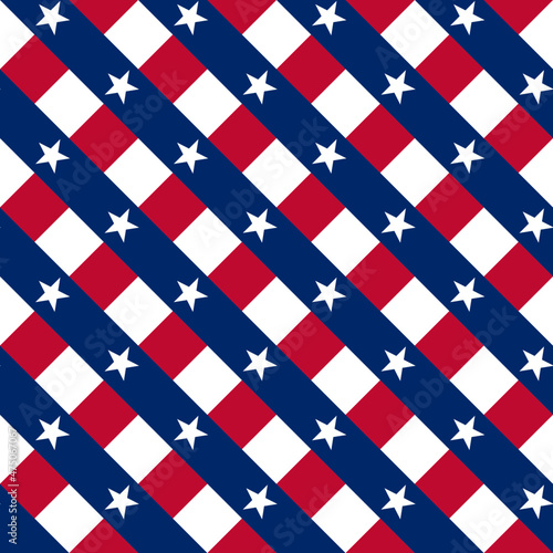 seamless pattern of texas state flag. vector illustration