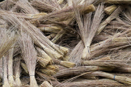 Fotografie, Obraz bundles of thatch grass