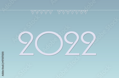 2022 new yer illustration