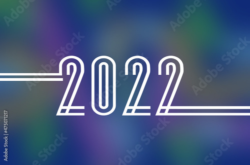 2022 new yer illustration