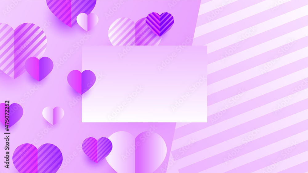 Lovely stripes gradient white purple Papercut style design background Lovely stripes gradient white purple Papercut style design background