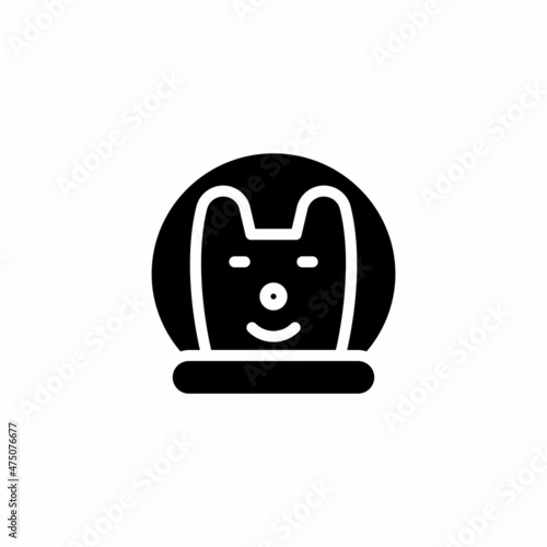 Dog  icon in vector. Logotype
