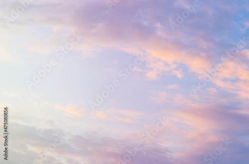Fototapeta Naklejka Na Ścianę i Meble -  colorful dramatic sky with cloud at sunset