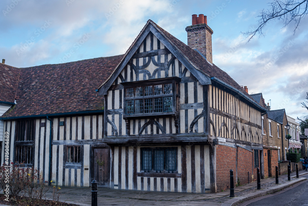 Elizabethan timberframed hall house which dates from the 15th century