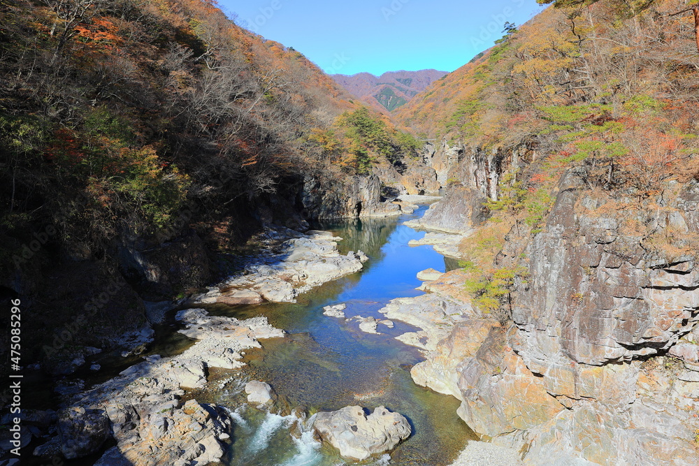 栃木県龍王峡の風景