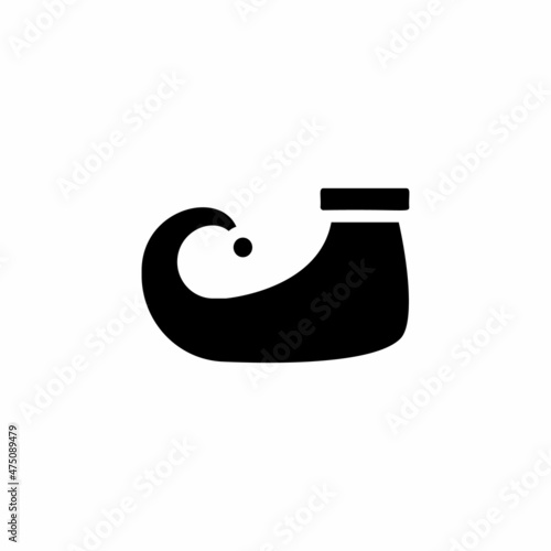 Elf Shoes icon in vector. Logotype