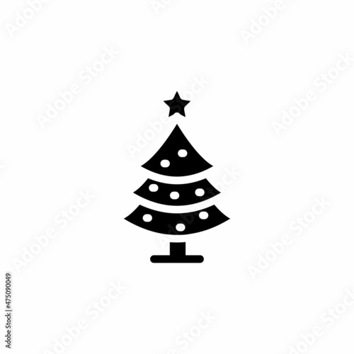 Christmas Tree icon in vector. Logotype