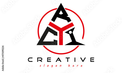 emblem badge with wings CRI letter logo design vector, business logo, icon shape logo, stylish logo template