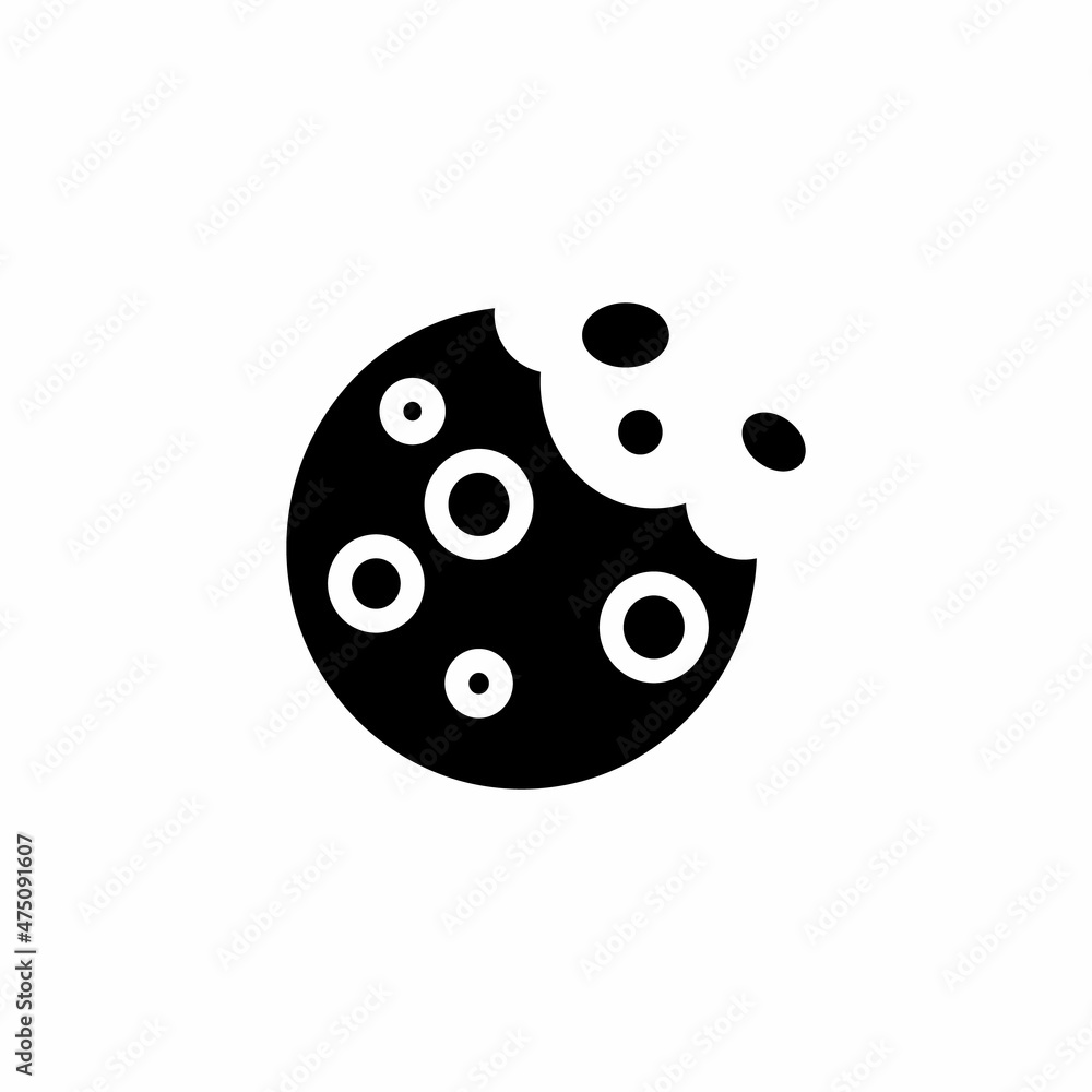 Cookies icon in vector. Logotype
