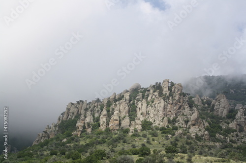 fog in the mountains