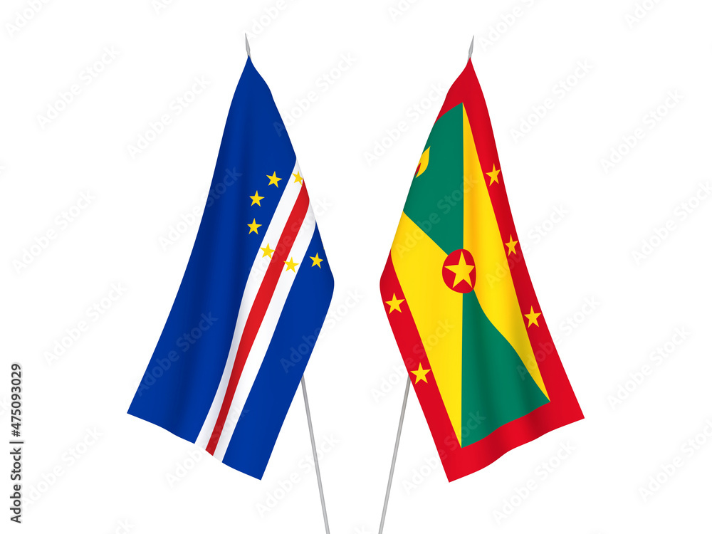 Republic of Cabo Verde and Grenada flags
