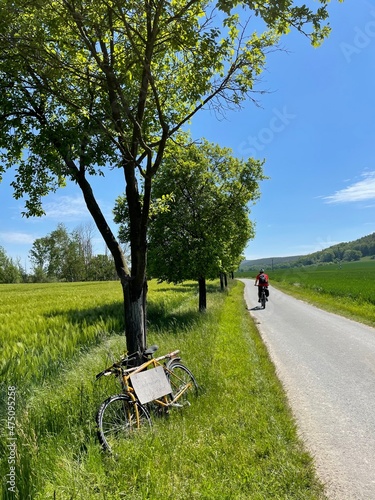 Radtour auf dem Saaleradweg bei Rudolstadt photo