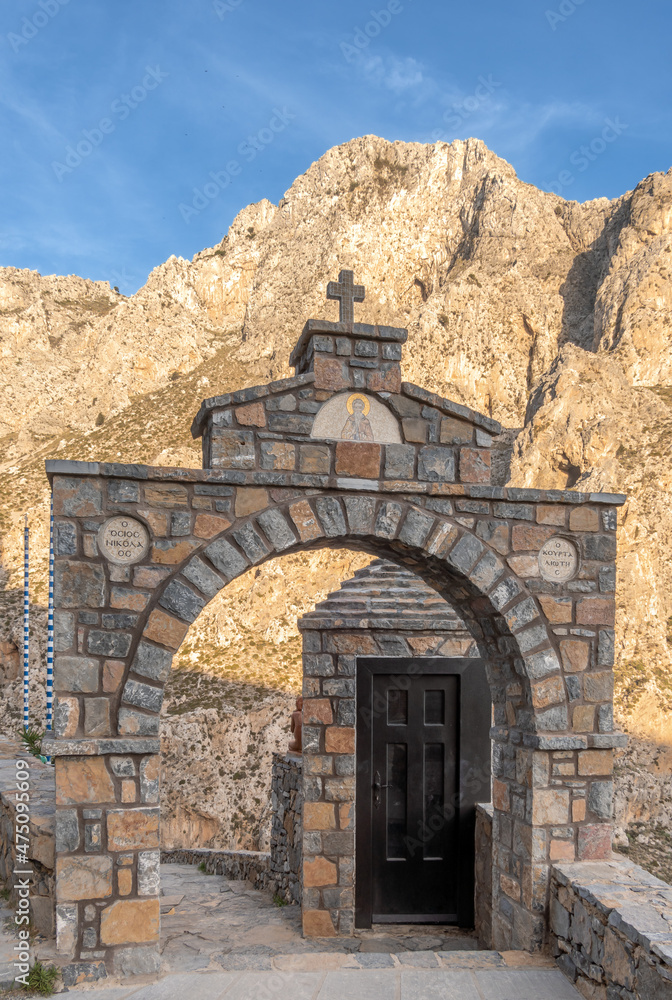 Entrance to the Kourtaliotiko (Asomatos) Gorge, Southwestern Crete, Greece