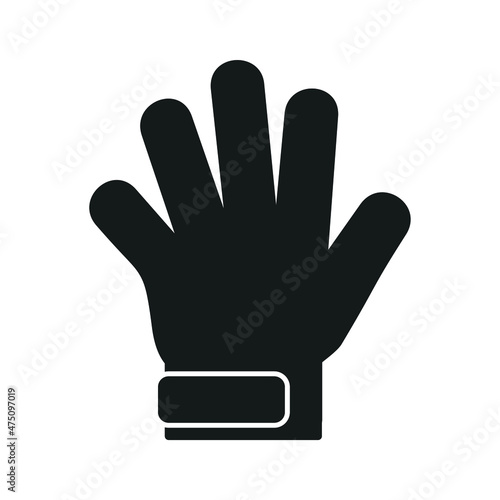 goalkeeper gloves icon 