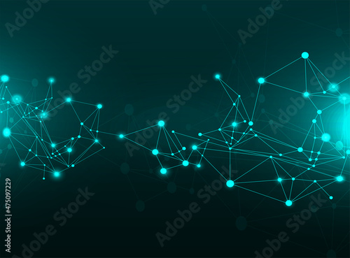 Abstract technology background vector image. 