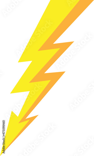 Thunder storm battery thunderbolt icon