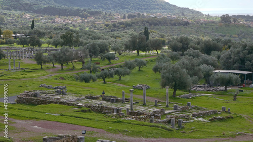 Ancient Greece. Ancient Messene, one of the most important cities of antiquity. Kalamata, Greece