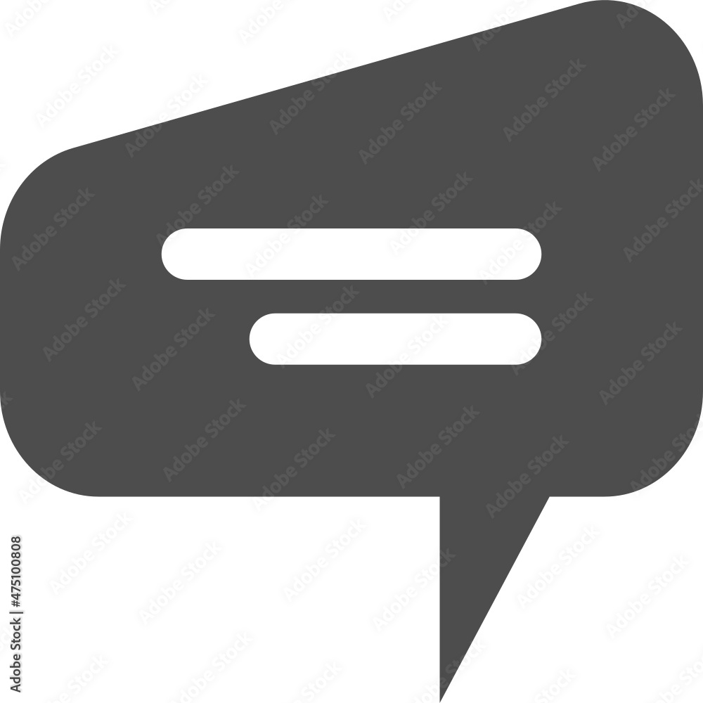 Chat and Speech Bubble icon Chat and Speech Bubble icon