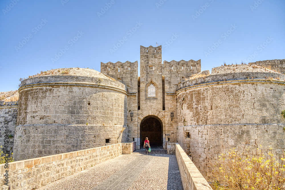 Rhodes landmarks, HDR Image