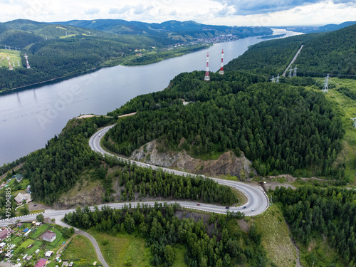 Divnogorsk Krasnoyarsk Russia The Yenisei River