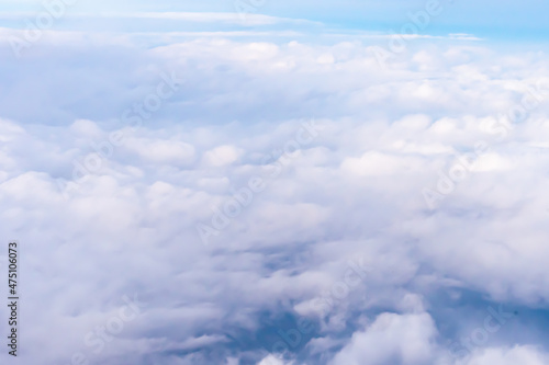Fototapeta Naklejka Na Ścianę i Meble -  Aerial photography of life above the clouds.   