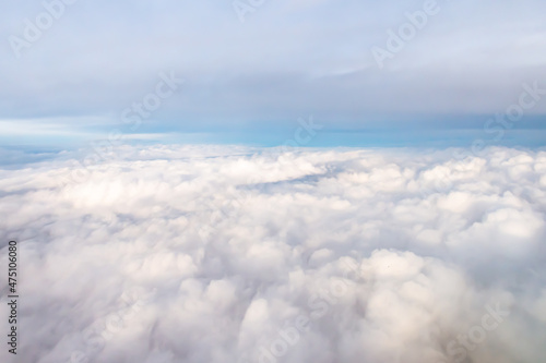 Aerial photography of life above the clouds. 