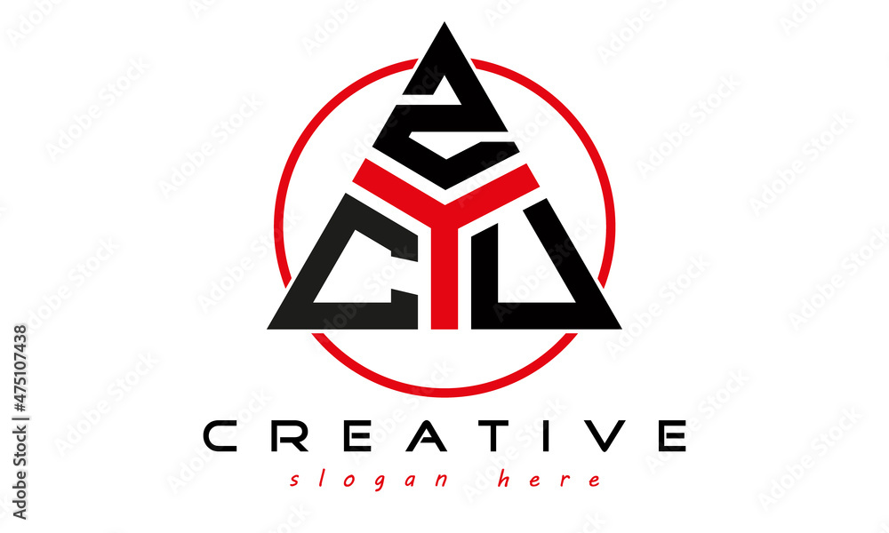 emblem badge with wings CZU letter logo design vector, business logo, icon shape logo, stylish logo template - obrazy, fototapety, plakaty 