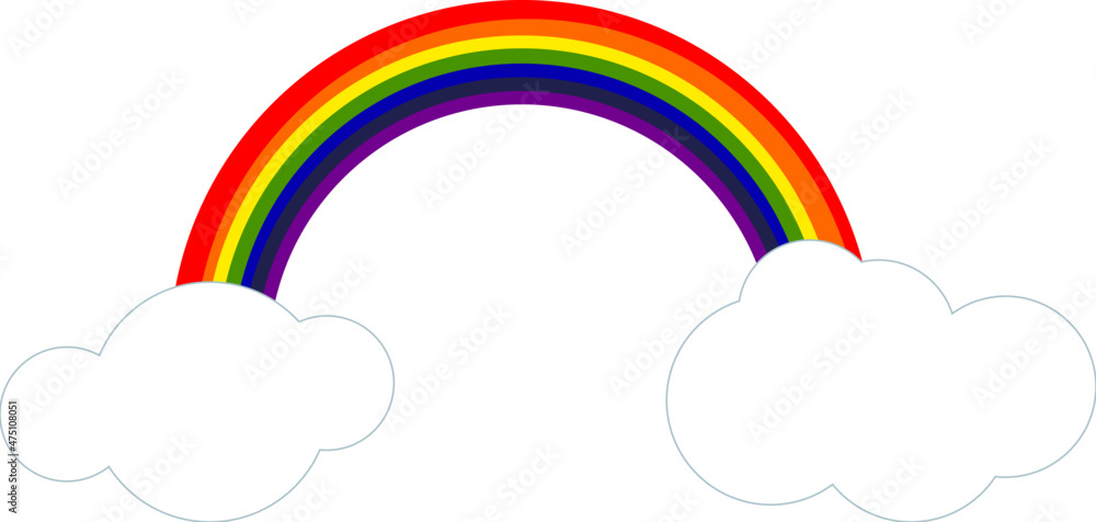 Arcoiris con nubes Arcoiris con nubes