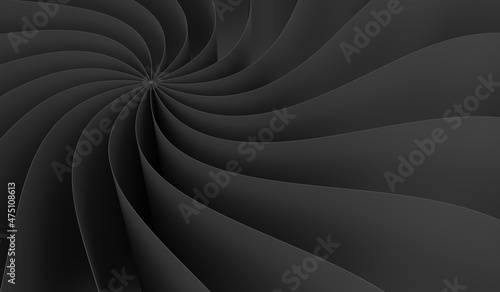 3D illustration black abstract texture.paper art style can be used in cover design website backgrounds or advertising.