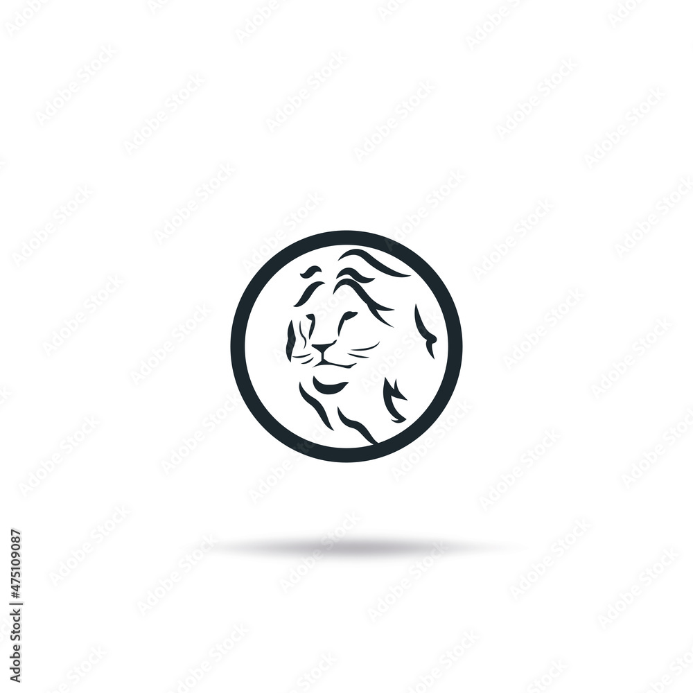 Obraz premium Lion King Abstract Logo - Lion Head Vector