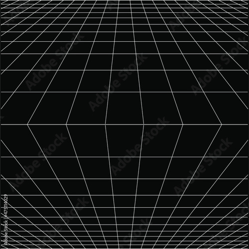 Optical Illusion Lines for Background. Vector Illustration © Berkah Visual