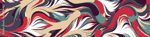 Abstract Perlin Noise Geometric Pattern generative computational art illustration