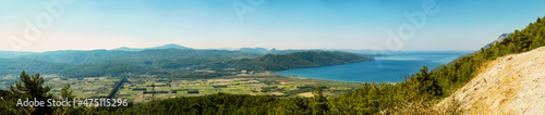 Panoramic shot of Akyaka bay view