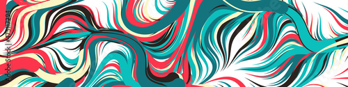 Abstract Perlin Noise Geometric Pattern generative computational art illustration