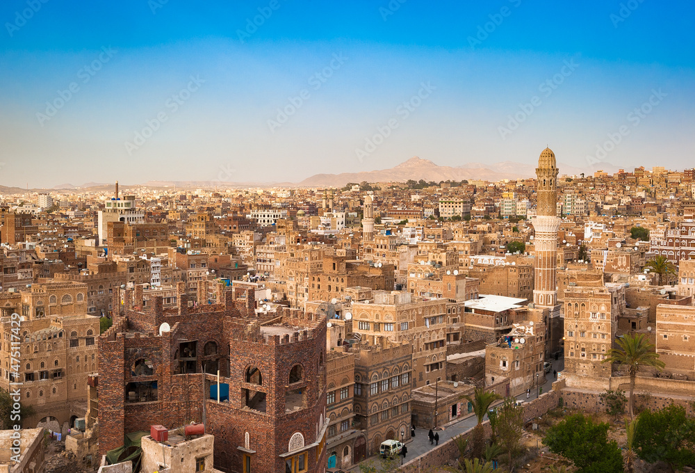 Panorama of Sanaa, capital of Yemen