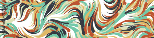 Abstract Perlin Noise Geometric Pattern generative computational art illustration