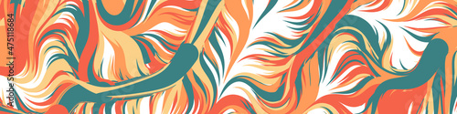 Abstract Perlin Noise Geometric Pattern generative computational art illustration