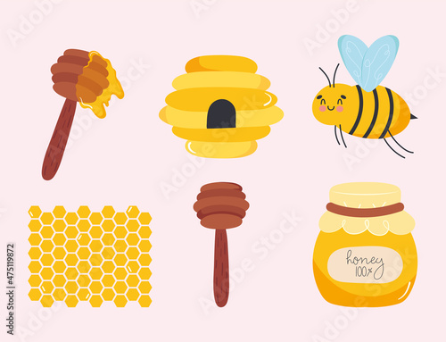 honey and bee