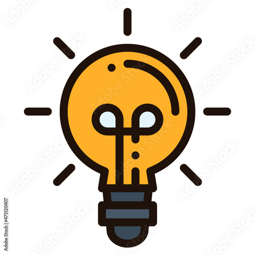 ideate filled outline icon
